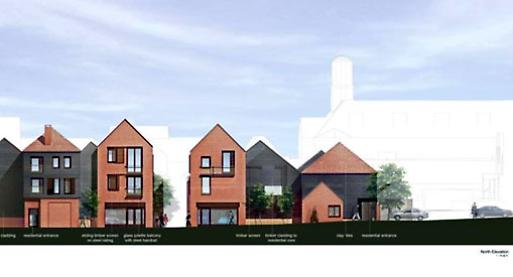 Artist impression of Market Place Mews development