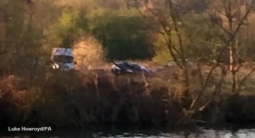 Men 'lucky to be alive" after helicopter crash