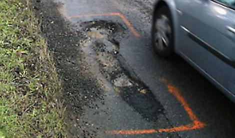 Potholes appear days after £1.2m repairs