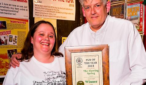 Couple scoop pub of year months after purchase