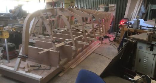 I spent pandemic building traditional wooden boat