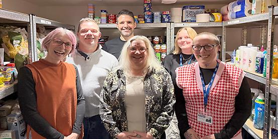 Demand for food parcels falls . . . for now, says community group