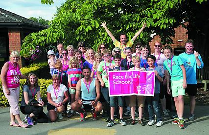 Blue Coats race for life