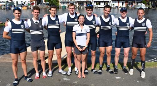 Opening day progress for Shiplake College and Upper Thames eights