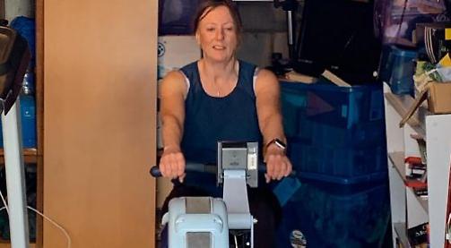 Rowers put through their paces in virus lockdown