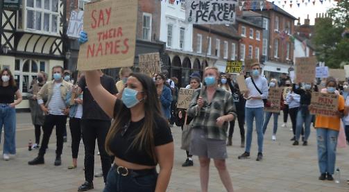 Hundreds join Black Lives Matter protest