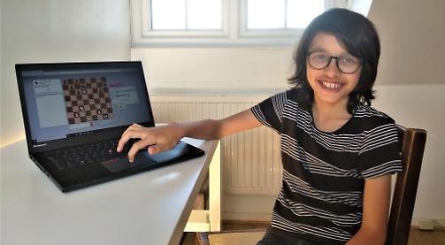 Chess prodigy top of age group at French championships