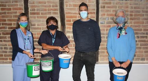 Women’s home-made face masks help raise £2,000