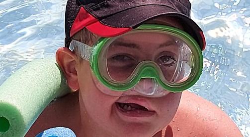Charlie enjoys swimming and shopping in between cancer treatments