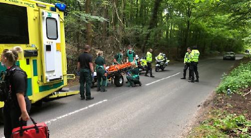 Injured rider back in the saddle