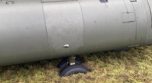 RAF helicopter stuck in muddy field after forced landing