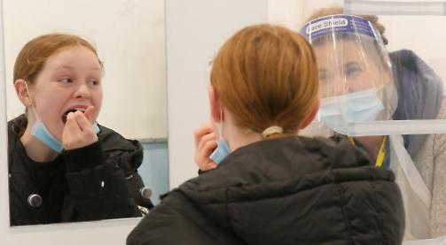 School turns sports hall into mass testing centre