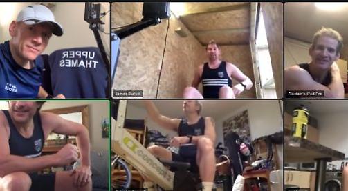 Rowing masters win virtual race along length of Thames