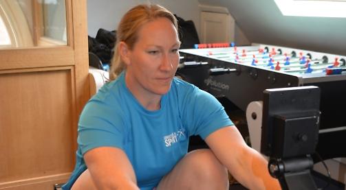Novice rowers supported by expert for charity challenge