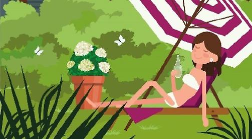 Want a garden that gives everyone their own space? Try zoning it for summer
