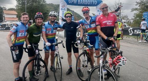 Fathers complete 130km cycle ride in Italy