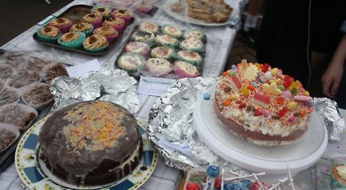Cake sale for festival