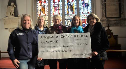 Choir concert raises £4,500 for charity