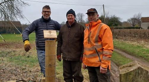 Villagers plant new hedgerow to celebrate Queen’s platinum jubilee