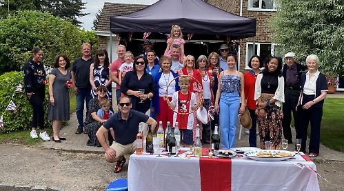 Badgers Walk, Lower Shiplake jubilee celebrations