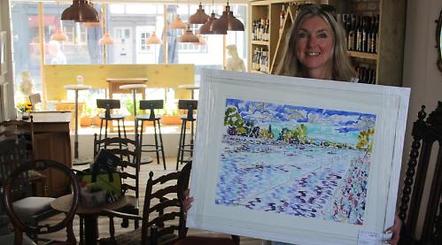 New wine bar and artist team up to create ‘cool place’