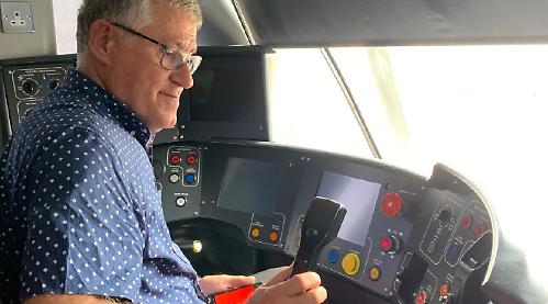 Rail buffs treated to special ride on new Crossrail line