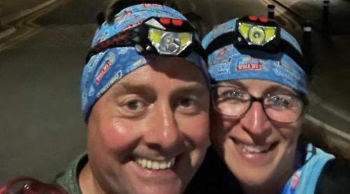 Parents walk 100km in 24 hours for good causes