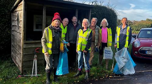 15 bags of rubbish collected in two hours