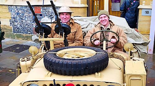 Wartime vehicles on display in aid of Poppy Appeal