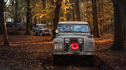 Remembrance tour of classic vehicles