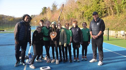 Valley Road pupils serve up a winning formula at inaugural tennis festival