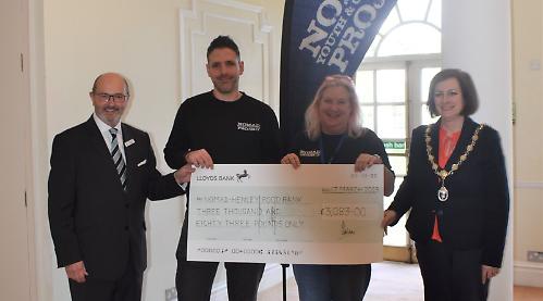 New club committee raises £6,000 for two charities