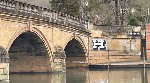 Bridge graffiti vandal ‘should pay to have tag cleaned off’