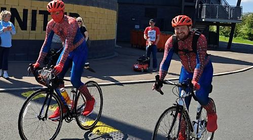 Pair cycle 80 miles in day for charity
