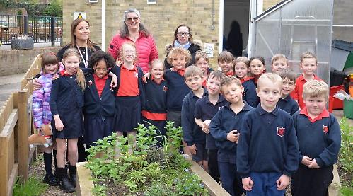 Pupils adore gardening
