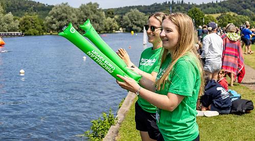 Swimmers raise £100,000 for cancer charity