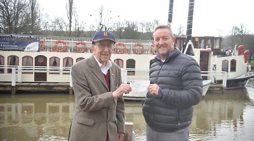 Roarty gives £700 to boat trust for trips