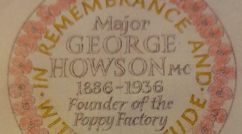 Another £2,730 needed for memorial stone for founder of Poppy Factory