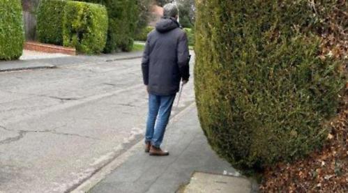 Cut your hedges, pleads man with impaired sight