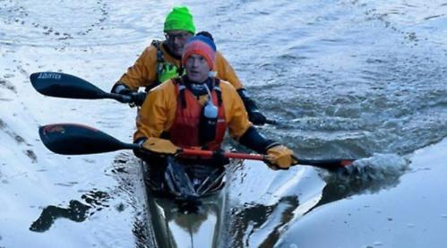 Pair complete 108-mile canoe race through night