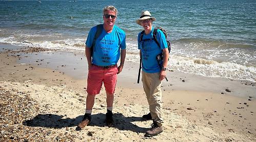 Brothers repay mother’s carers with charity walk