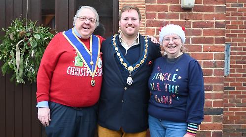 Mencap members enjoy Christmas party