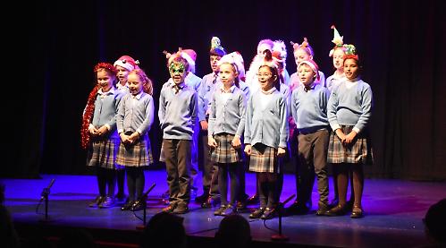 Children create song and dance at school’s carols contest