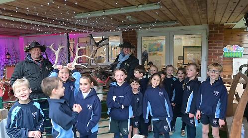 Pupils learn all about reindeer