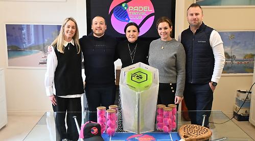 Padel trophy stops off in town before tour