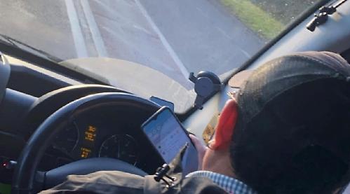 School bus driver ‘caught on phone’