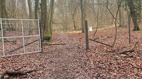 Much-loved footpath fenced off