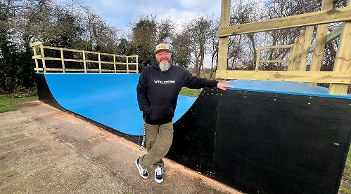 Skate park makeover begins with £8,000 mini-ramp