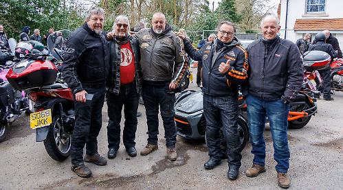 Bikers form funeral procession in honour of charity run founder