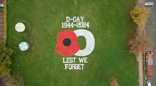 Giant poppy in meadows for Legion appeal